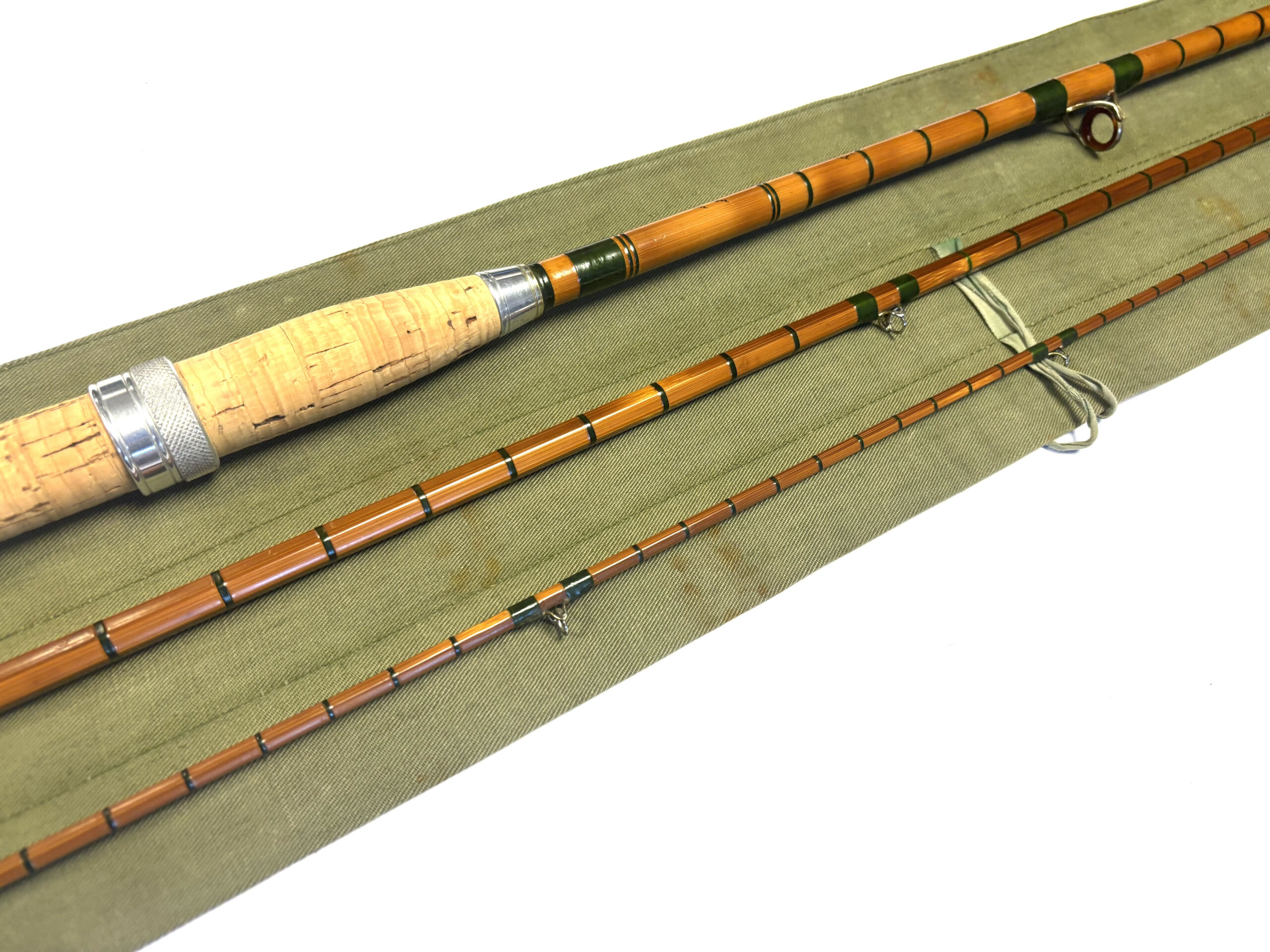 B James Avocet Cane Rod Green Wraps 11ft 3in - Image 2