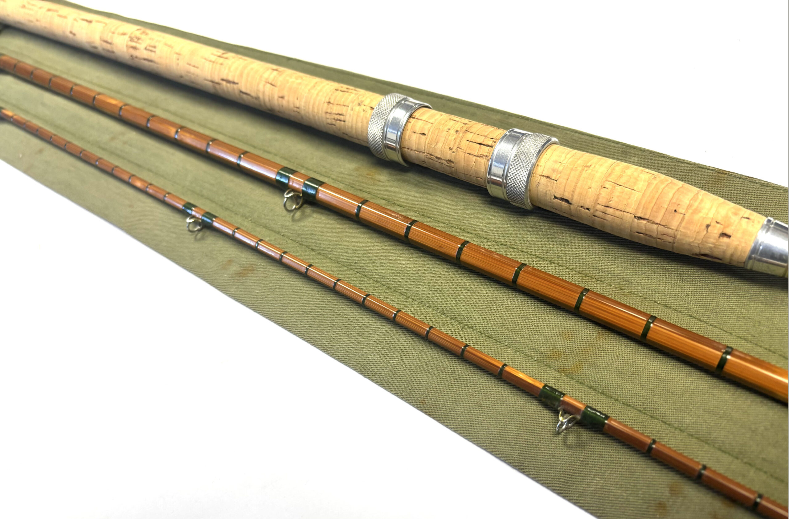 B James Avocet Cane Rod Green Wraps 11ft 3in - Image 3