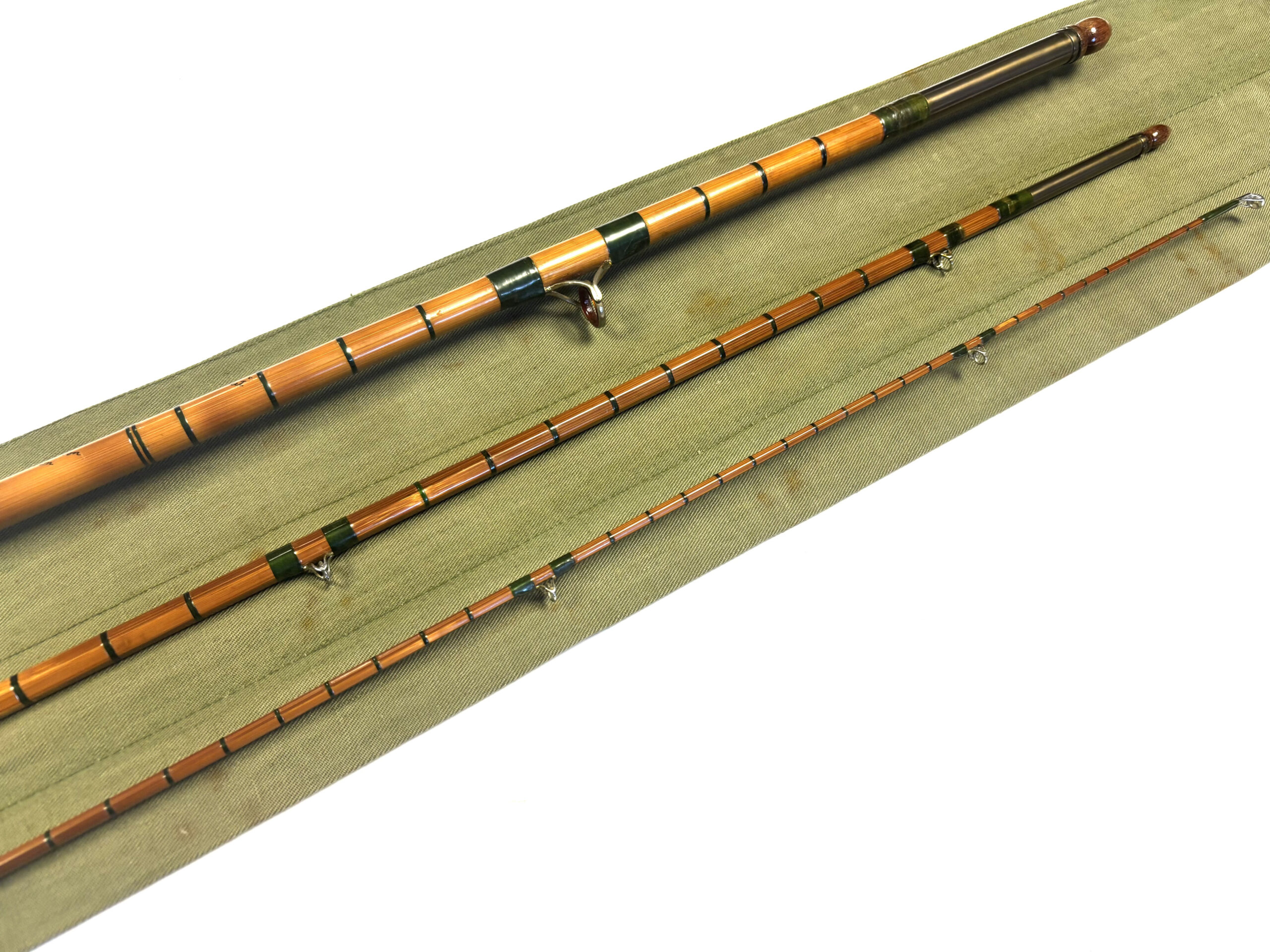 B James Avocet Cane Rod Green Wraps 11ft 3in - Image 5
