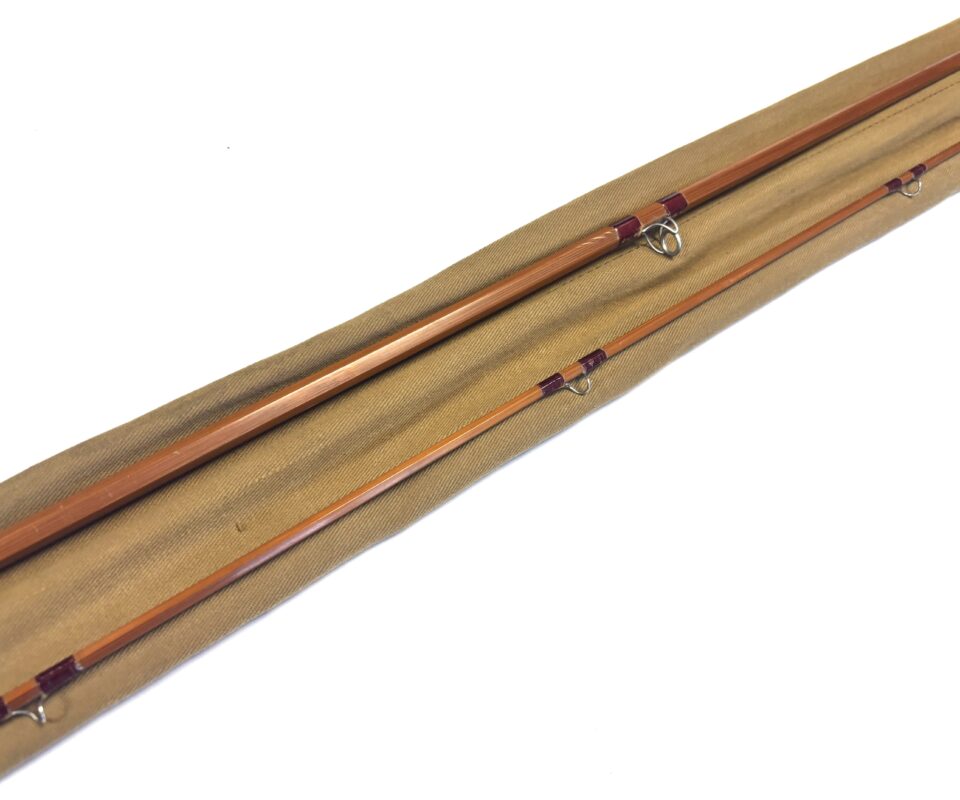 Alternative view of Sharpes of Aberdeen Scottie Featherweight 8&rsquo;6&rdquo; Trout Fly Rod (1960s)