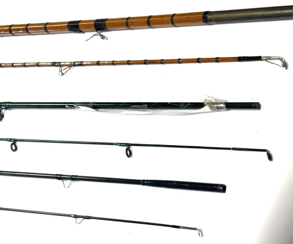 Alternative view of Vintage Mixed Fishing Rods x3 – Cane Avon, Bob Church Rutland & Trout Fly Rod (Restoration Lot)