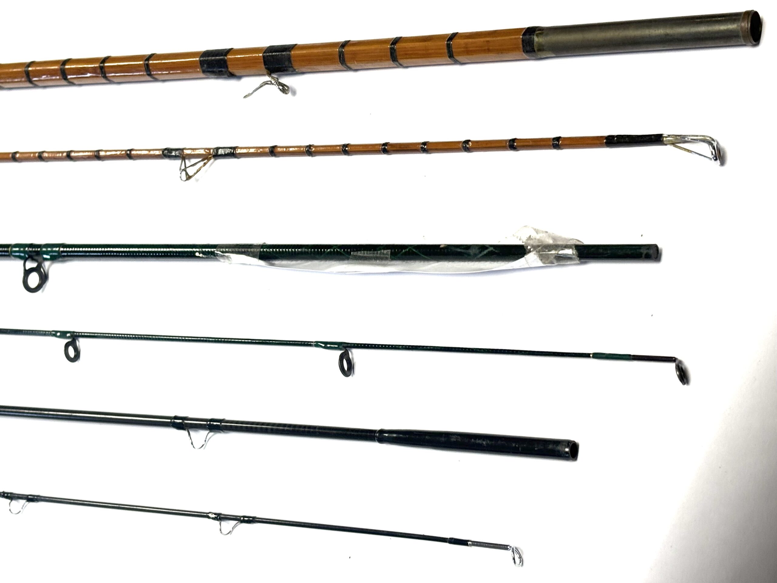 Vintage Mixed Fishing Rods x3 – Cane Avon, Bob Church Rutland & Trout Fly Rod (Restoration Lot) - Image 2