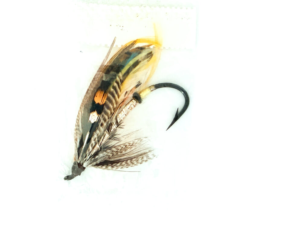 Alternative view of Hardy of Alnwick, Silver Grey, Fully Dressed Salmon Fly 4/0 (Unused, In Original Sealed Packet, c.1960s)