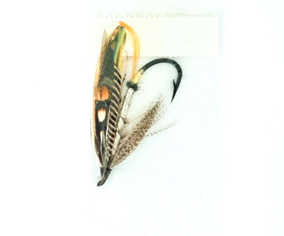 Alternative view of Hardy of Alnwick, Silver Grey, Fully Dressed Salmon Fly 4/0 (Unused, In Original Sealed Packet, c.1960s)