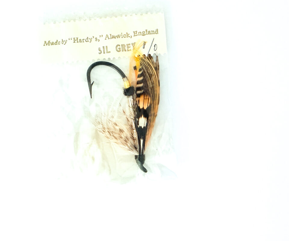 Hardy of Alnwick, Silver Grey, Fully Dressed Salmon Fly 1/0 (Unused, In Original Sealed Packet, c.1960s)