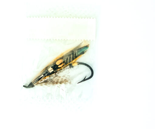 Alternative view of Hardy of Alnwick, Silver Grey, Fully Dressed Salmon Fly 2/0 (Unused, In Original Sealed Packet, c.1960s)