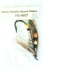 Hardy of Alnwick, Silver Grey, Fully Dressed Salmon Fly 3/0 (Unused, In Original Sealed Packet, c.1960s)