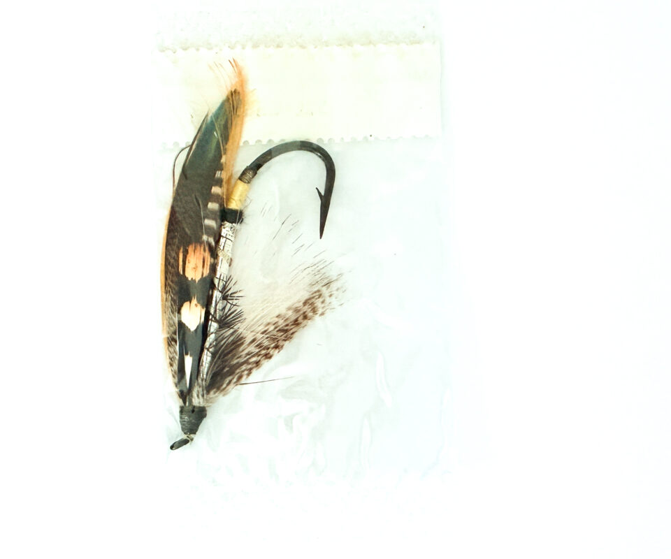 Alternative view of Hardy of Alnwick, Silver Grey, Fully Dressed Salmon Fly 3/0 (Unused, In Original Sealed Packet, c.1960s)