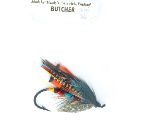 Hardy of Alnwick Butcher Fully Dressed Salmon Fly 3/0 (Unused, Original Hardy Tag, c.1960s)
