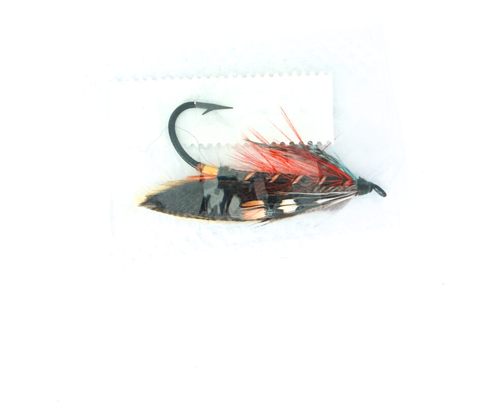 Hardy of Alnwick, Thunder & Lightning, Fully Dressed Salmon Fly 2/0 (Unused, In Original Sealed Packet, c.1960s)
