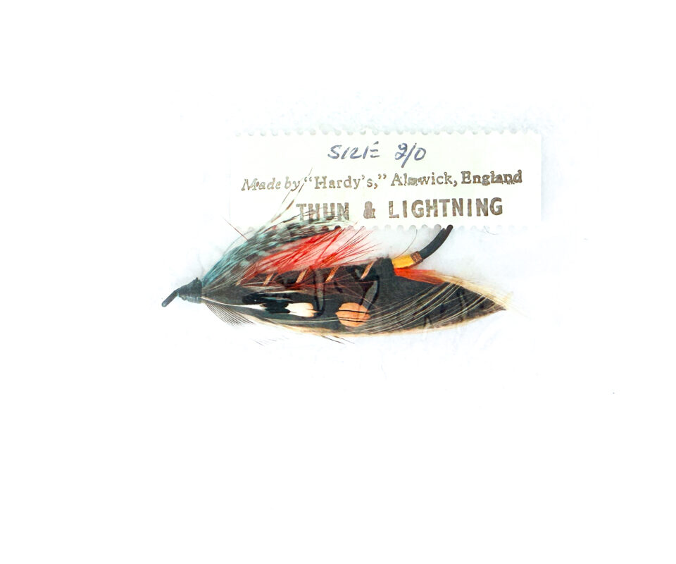 Alternative view of Hardy of Alnwick, Thunder & Lightning, Fully Dressed Salmon Fly 2/0 (Unused, In Original Sealed Packet, c.1960s)