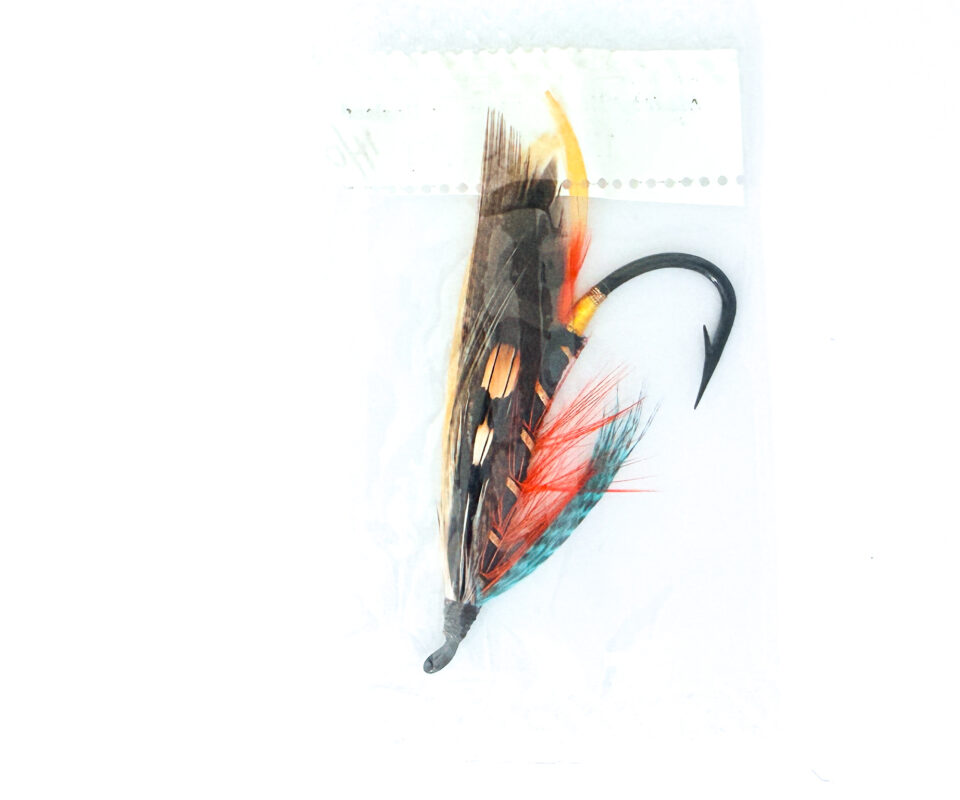 Hardy of Alnwick, Thunder & Lightning, Fully Dressed Salmon Fly 4/0 (Unused, In Original Sealed Packet, c.1960s)