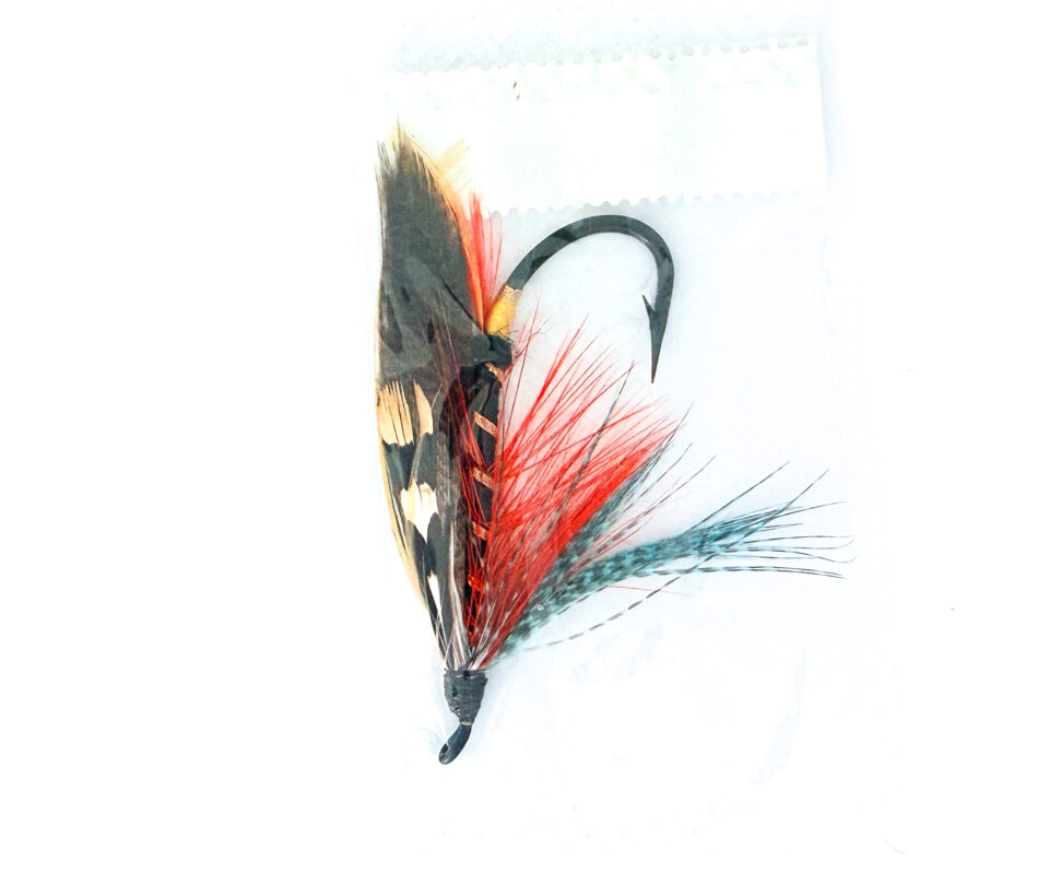 Hardy of Alnwick, Thunder & Lightning, Fully Dressed Salmon Fly 5/0 (Unused, In Original Sealed Packet, c.1960s)