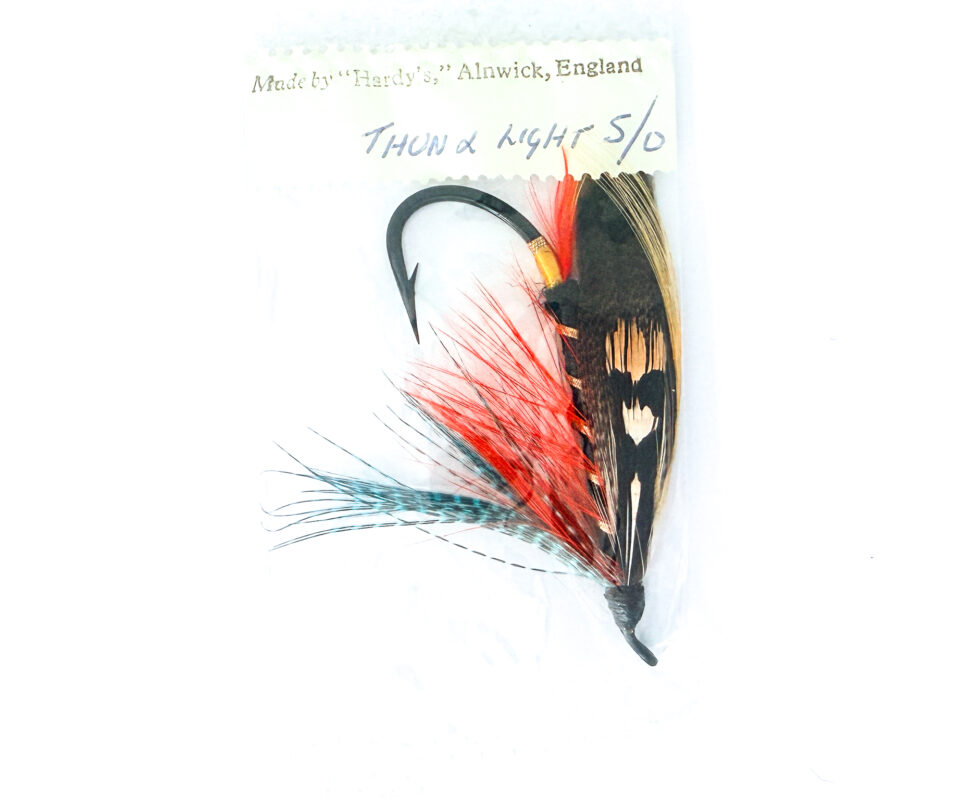 Alternative view of Hardy of Alnwick, Thunder & Lightning, Fully Dressed Salmon Fly 5/0 (Unused, In Original Sealed Packet, c.1960s)
