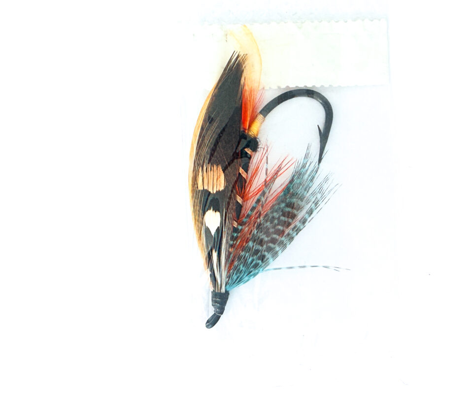 Hardy of Alnwick, Thunder & Lightning, Fully Dressed Salmon Fly 5/0 (Unused, In Original Sealed Packet, c.1960s)