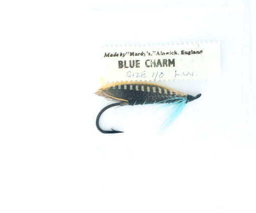 Hardy of Alnwick Blue Charm Fully Dressed Salmon Fly 1/0 (Unused, Original Hardy Tag, c.1960s)
