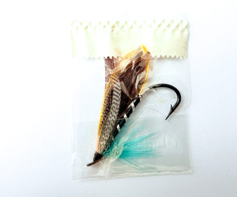 Alternative view of Hardy of Alnwick, Blue Charm, Fully Dressed Salmon Fly 1/0 (Unused, In Original Sealed Packet, c.1960s)