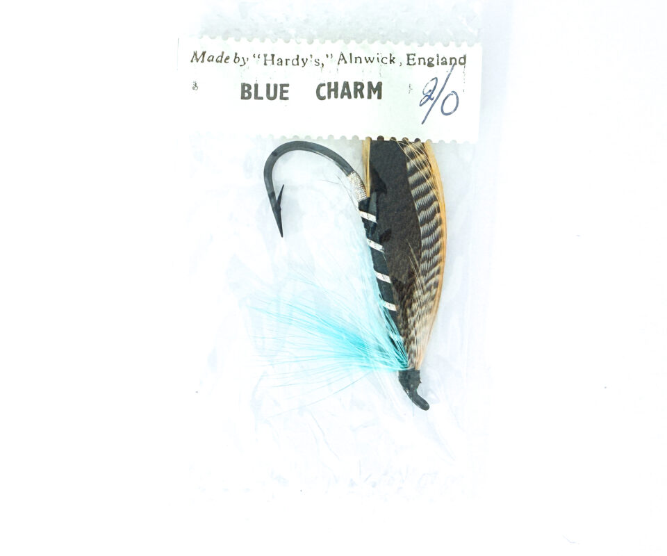 Hardy of Alnwick, Blue Charm, Fully Dressed Salmon Fly 2/0 (Unused, In Original Sealed Packet, c.1960s)