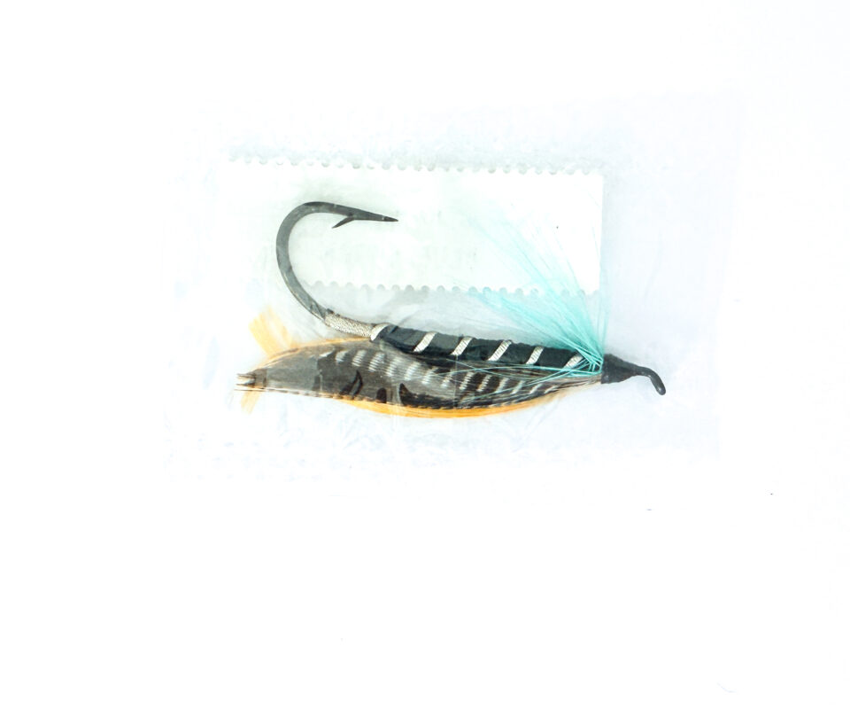 Alternative view of Hardy of Alnwick, Blue Charm, Fully Dressed Salmon Fly 3/0 (Unused, In Original Sealed Packet, c.1960s)