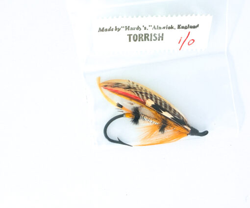 Hardy of Alnwick Torrish Fully Dressed Salmon Fly 1/0 (Unused, Original Hardy Tag, c.1960s)