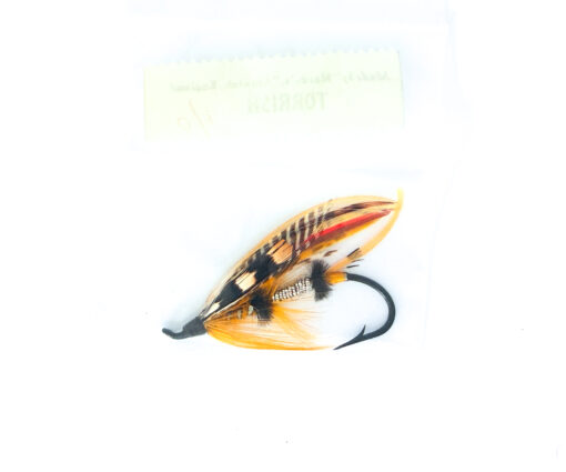 Alternative view of Hardy of Alnwick Torrish Fully Dressed Salmon Fly 1/0 (Unused, Original Hardy Tag, c.1960s)