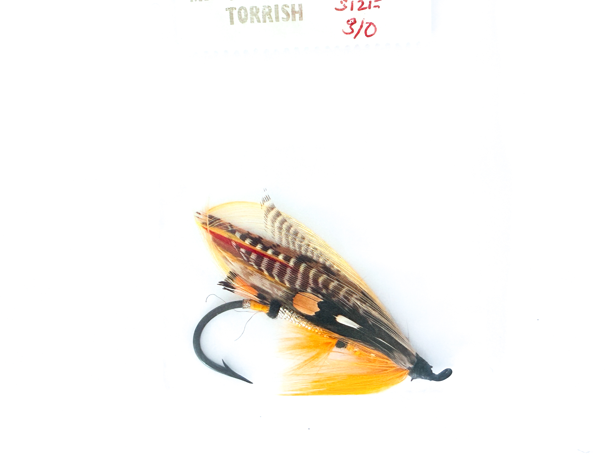 Hardy of Alnwick Torrish Fully Dressed Salmon Fly 3/0 (Unused, Original Hardy Tag, c.1960s)