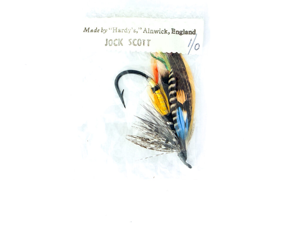 Hardy of Alnwick, Jock Scott, Fully Dressed Salmon Fly 1/0 (Unused, In Original Sealed Packet, c.1960s)
