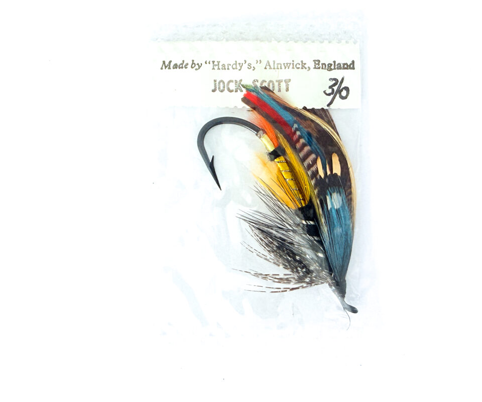 Hardy of Alnwick, Jock Scott, Fully Dressed Salmon Fly 3/0 (Unused, In Original Sealed Packet, c.1960s)