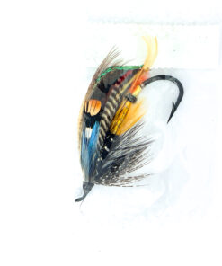 Alternative view of Hardy of Alnwick, Jock Scott, Fully Dressed Salmon Fly 3/0 (Unused, In Original Sealed Packet, c.1960s)
