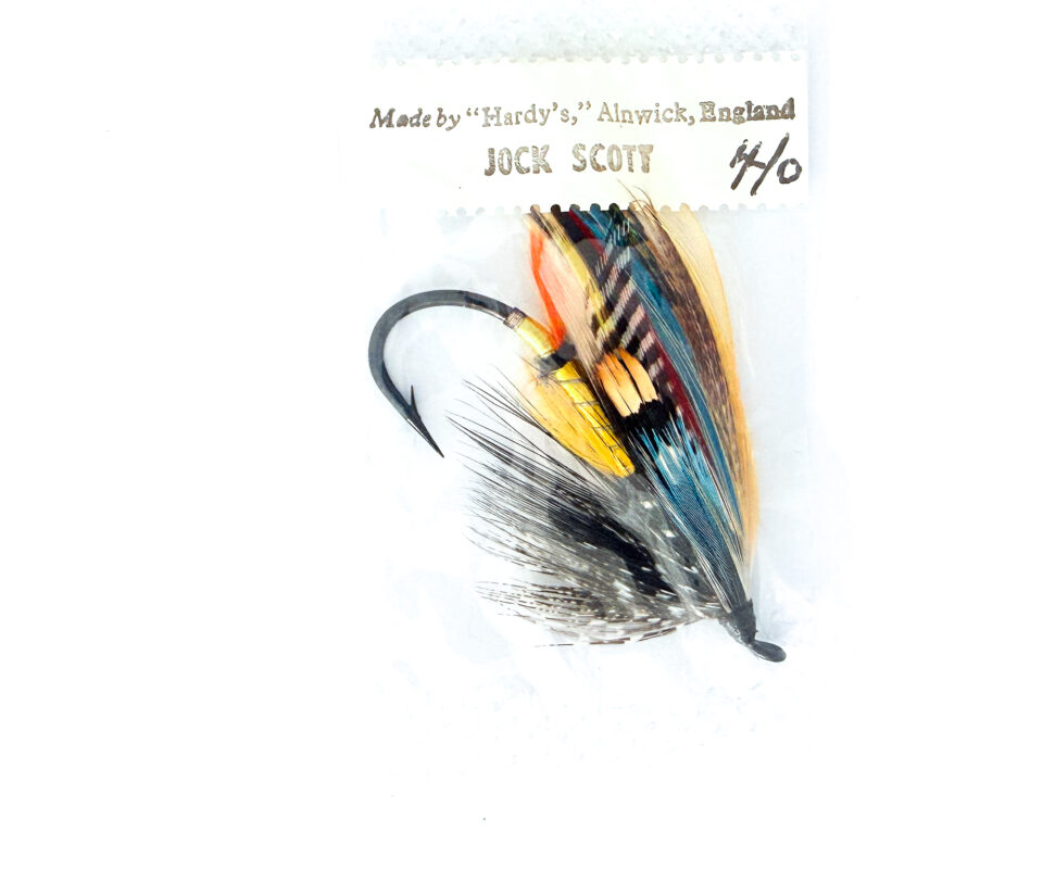 Hardy of Alnwick, Jock Scott, Fully Dressed Salmon Fly 4/0 (Unused, In Original Sealed Packet, c.1960s)