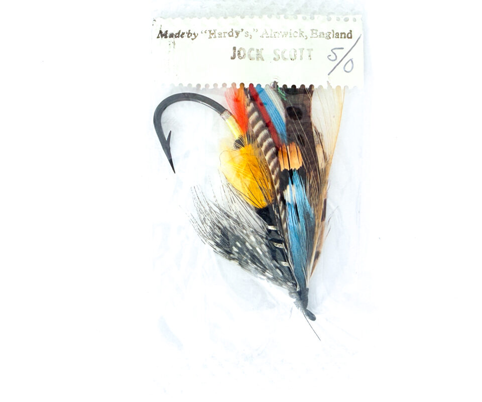 Hardy of Alnwick, Jock Scott, Fully Dressed Salmon Fly 5/0 (Unused, In Original Sealed Packet, c.1960s)