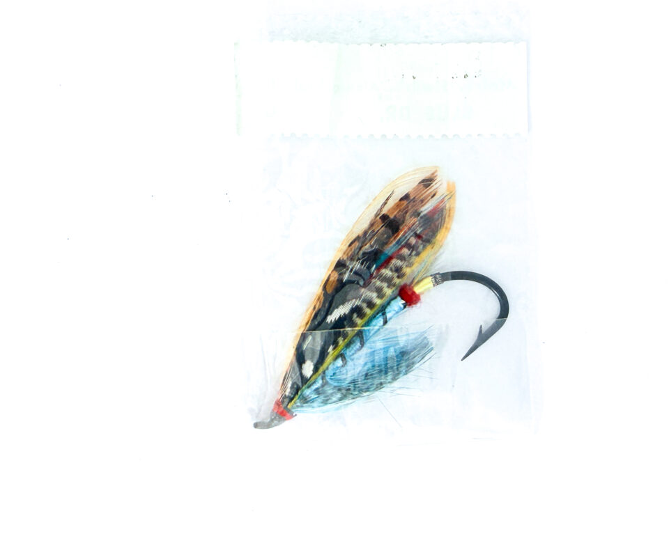 Alternative view of Hardy of Alnwick, Blue Doctor, Fully Dressed Salmon Fly 1/0 (Unused, In Original Sealed Packet, c.1960s)