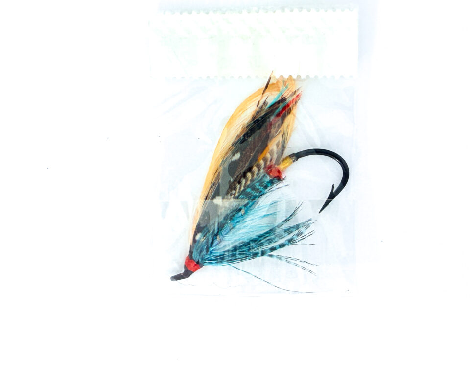 Alternative view of Hardy of Alnwick, Blue Doctor, Fully Dressed Salmon Fly 2/0 (Unused, In Original Sealed Packet, c.1960s)