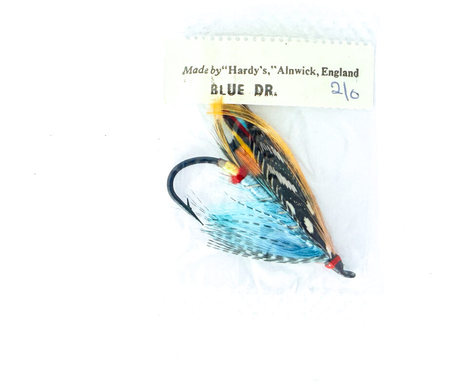 Hardy of Alnwick, Blue Doctor, Fully Dressed Salmon Fly 2/0 (Unused, In Original Sealed Packet, c.1960s)