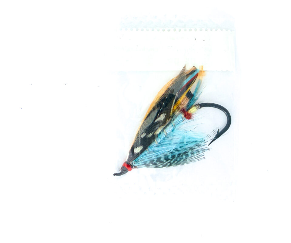 Alternative view of Hardy of Alnwick, Blue Doctor, Fully Dressed Salmon Fly 2/0 (Unused, In Original Sealed Packet, c.1960s)
