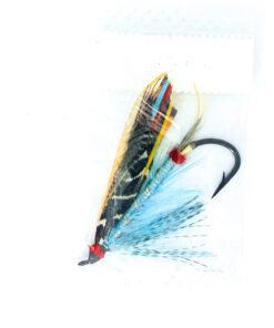 Alternative view of Hardy of Alnwick, Blue Doctor, Fully Dressed Salmon Fly 3/0 (Unused, In Original Sealed Packet, c.1960s)