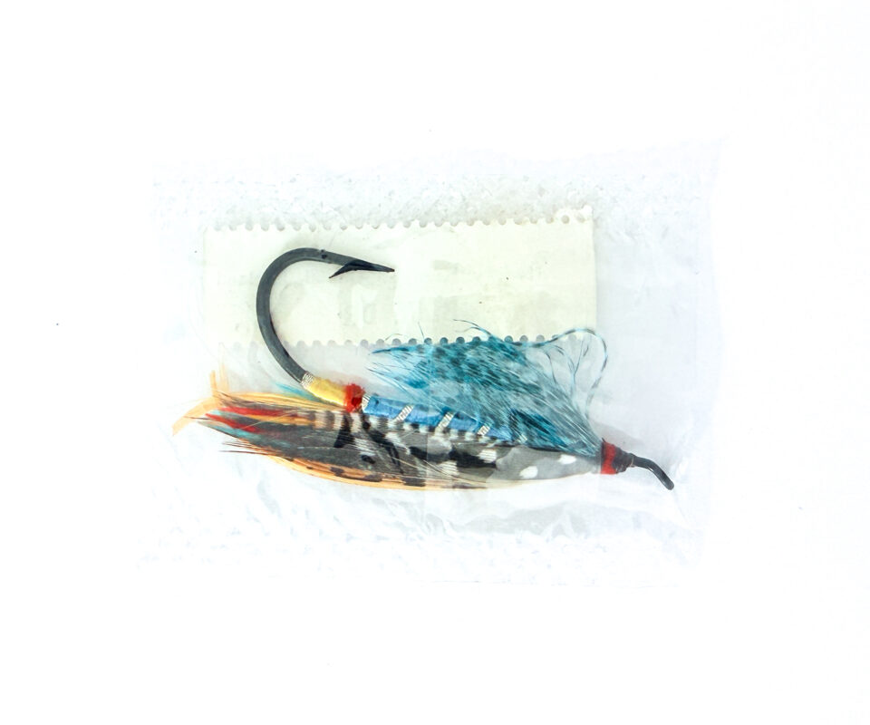 Alternative view of Hardy of Alnwick, Blue Doctor, Fully Dressed Salmon Fly 5/0 (Unused, In Original Sealed Packet, c.1960s)