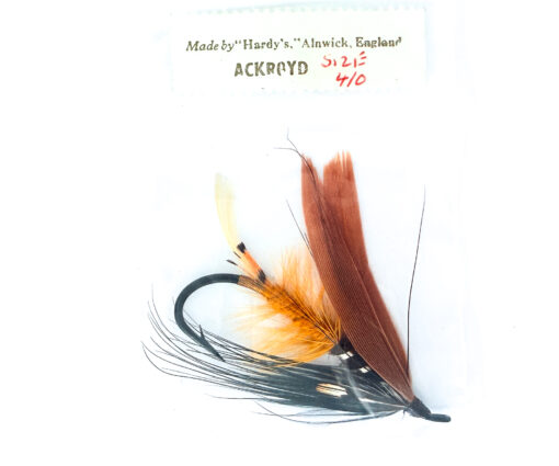 Hardy of Alnwick Ackroyd Fully Dressed Salmon Fly 4/0 (Unused, Original Hardy Tag, c.1960s)