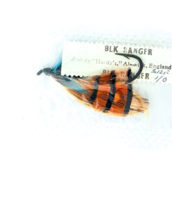 Hardy of Alnwick, Black Ranger, Fully Dressed Salmon Fly 1/0 (Unused, In Original Sealed Packet, c.1960s)