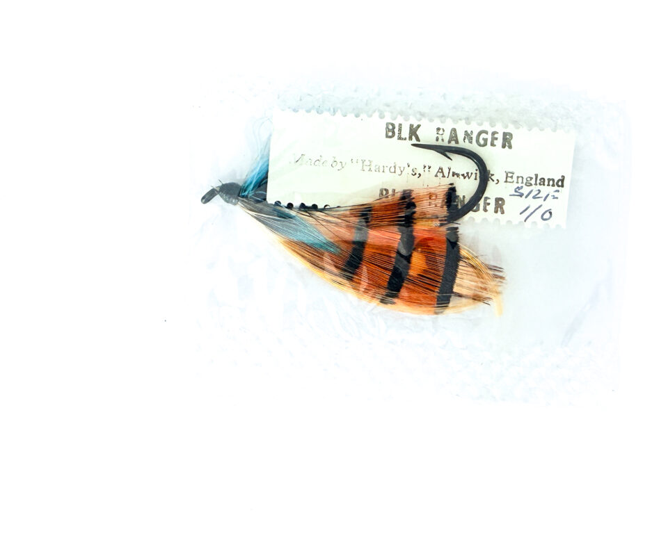 Hardy of Alnwick, Black Ranger, Fully Dressed Salmon Fly 1/0 (Unused, In Original Sealed Packet, c.1960s)