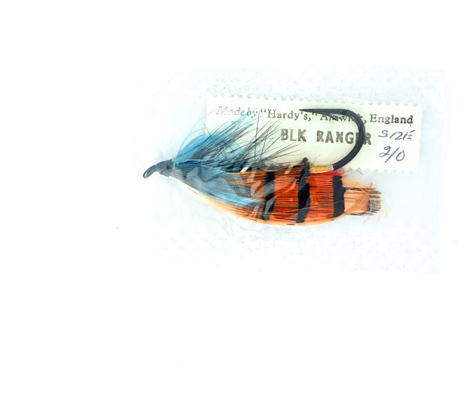 Hardy of Alnwick, Black Ranger, Fully Dressed Salmon Fly 2/0 (Unused, In Original Sealed Packet, c.1960s)