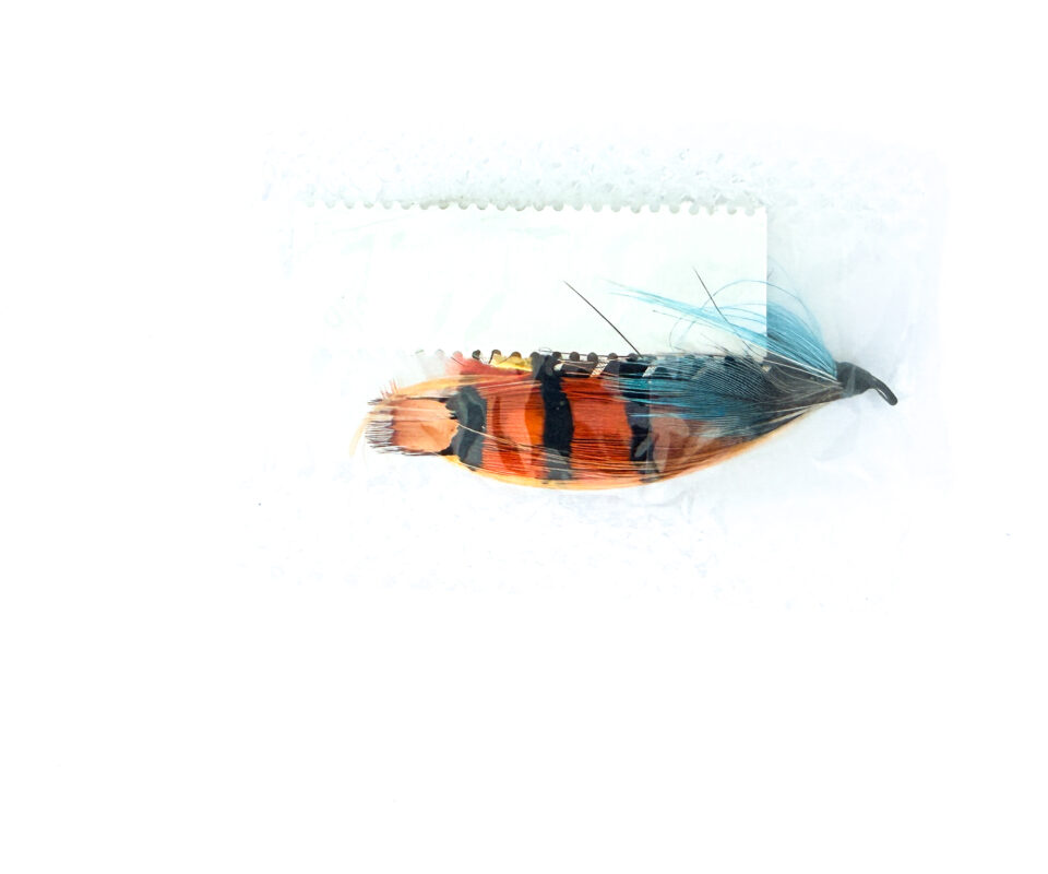 Alternative view of Hardy of Alnwick, Black Ranger, Fully Dressed Salmon Fly 2/0 (Unused, In Original Sealed Packet, c.1960s)