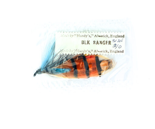 Hardy of Alnwick, Black Ranger, Fully Dressed Salmon Fly 2/0 (Unused, In Original Sealed Packet, c.1960s)