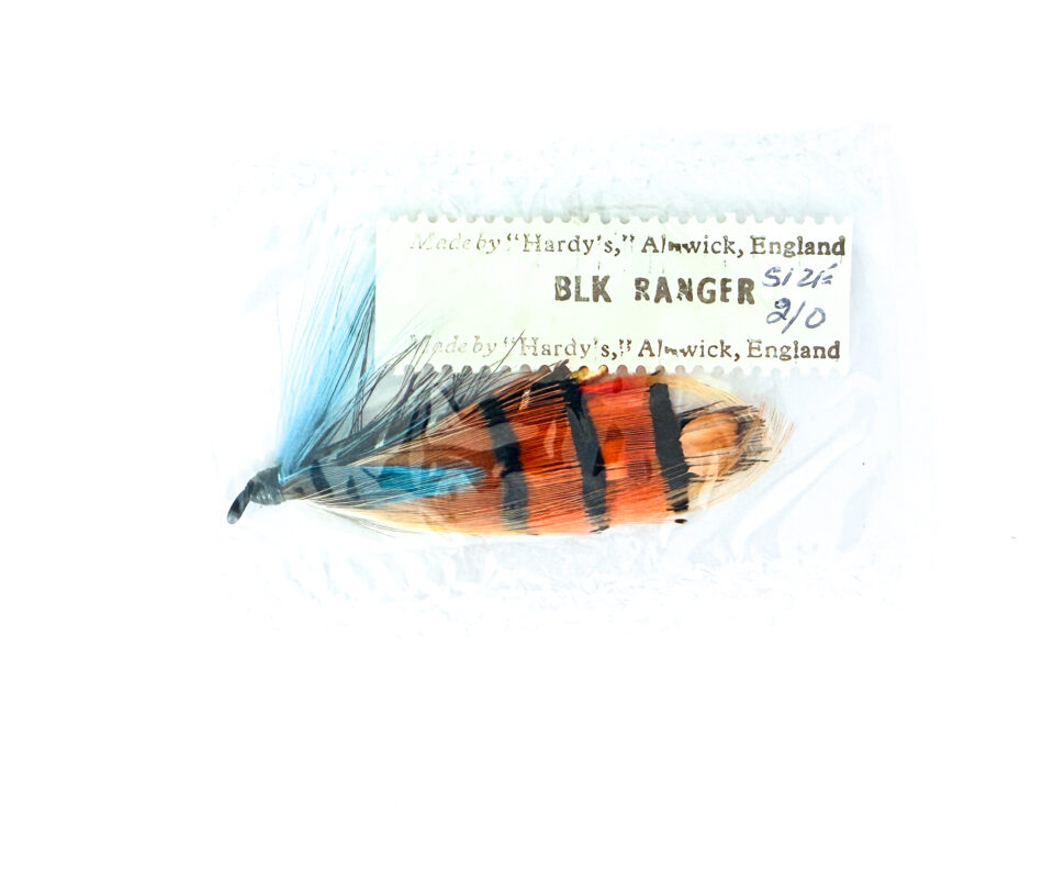 Hardy of Alnwick, Black Ranger, Fully Dressed Salmon Fly 2/0 (Unused, In Original Sealed Packet, c.1960s)