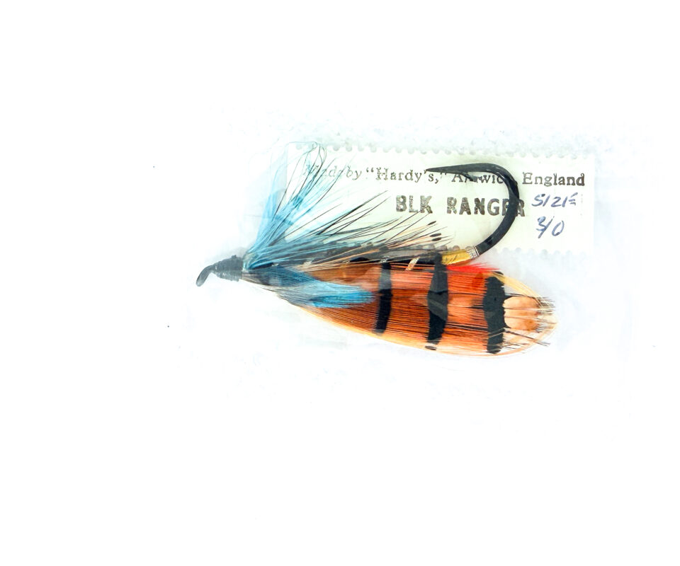 Hardy of Alnwick, Black Ranger, Fully Dressed Salmon Fly 3/0 (Unused, In Original Sealed Packet, c.1960s)