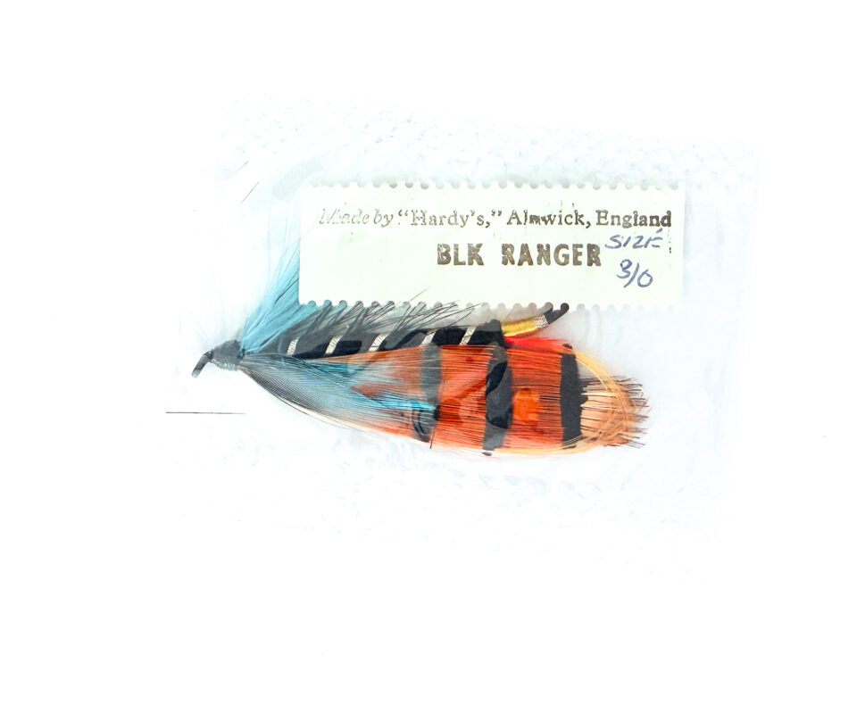 Hardy of Alnwick, Black Ranger, Fully Dressed Salmon Fly 3/0 (Unused, In Original Sealed Packet, c.1960s)