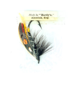 Hardy of Alnwick, Black Dose, Fully Dressed Salmon Fly 1/0 (Unused, In Original Sealed Packet, c.1960s)