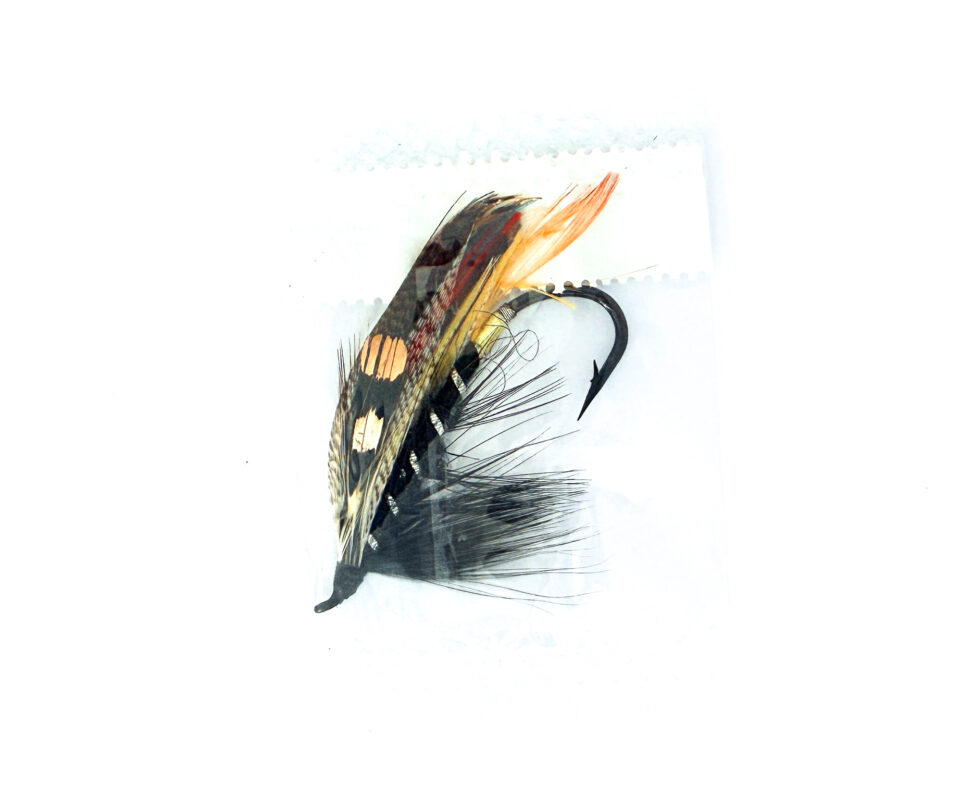 Alternative view of Hardy of Alnwick, Black Dose, Fully Dressed Salmon Fly 2/0 (Unused, In Original Sealed Packet, c.1960s)