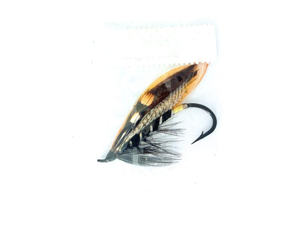 Alternative view of Hardy of Alnwick, Black Dose, Fully Dressed Salmon Fly 2/0 (Unused, In Original Sealed Packet, c.1960s)