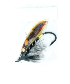 Alternative view of Hardy of Alnwick, Black Dose, Fully Dressed Salmon Fly 3/0 (Unused, In Original Sealed Packet, c.1960s)